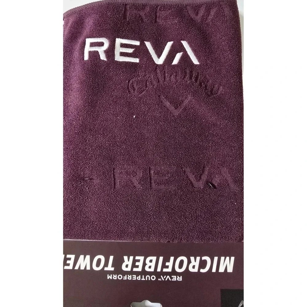 NWT Callaway Reva Outperform Purple Microfiber Golf Players‎ Towel